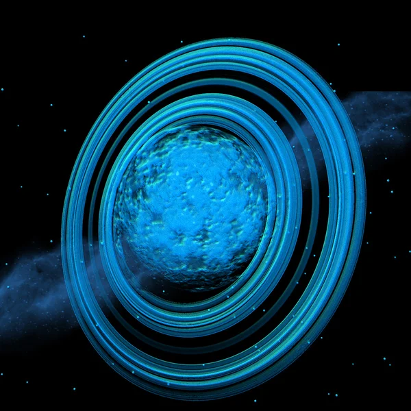 Planeta colorată — Vector de stoc