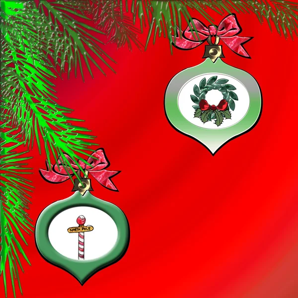 Kerst ornament — Stockvector