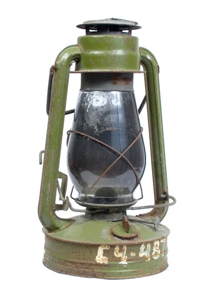 Старая бензиновая лампа — стоковое фото