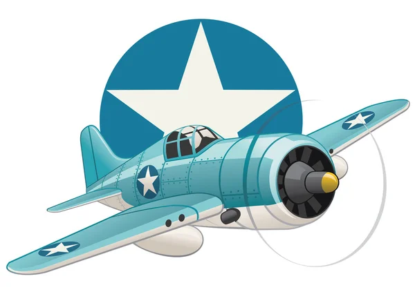 Amerikaanse ww2 vliegtuig en air force insignia — Stockvector