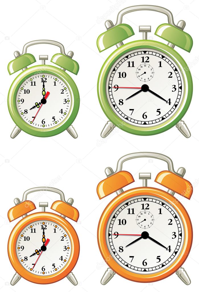 Various alarm clocks