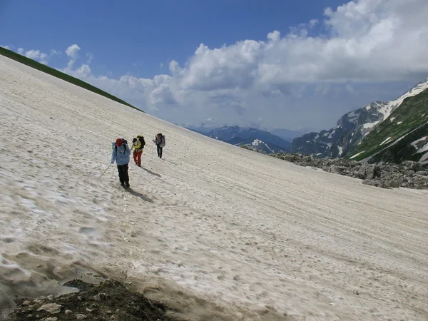 turist Dağları'nda grup