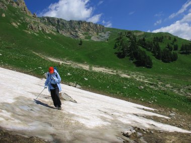 turist Dağları'nda grup