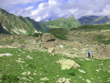 in mountains