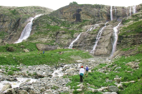 Falls on caucasus — Stock Photo, Image