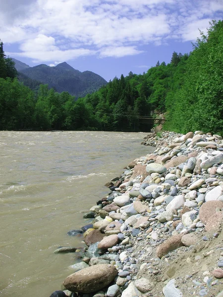 El río de la montaña — Foto de Stock