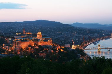 Budapeşte şehir panoraması