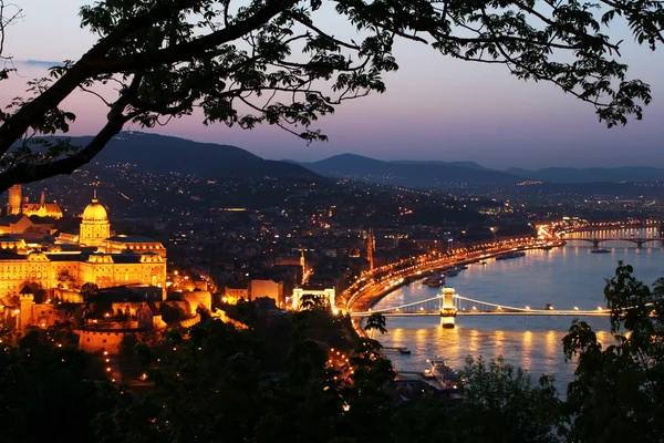 Kota Budapest panorama — Stok Foto