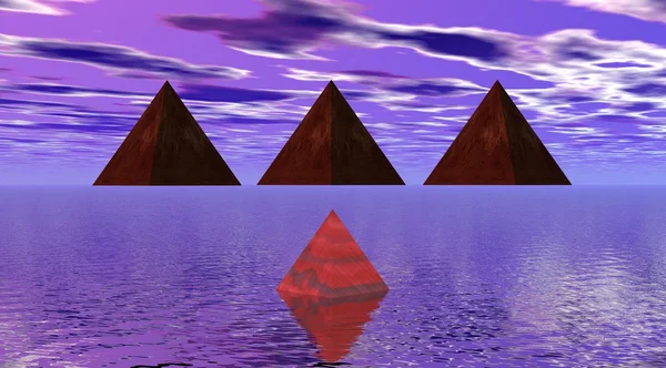 Pyramider — Stockfoto