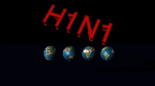 H1N1 — Stock Photo, Image