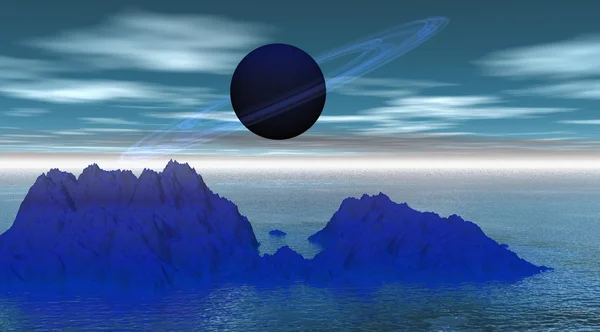 Planeta azul — Fotografia de Stock