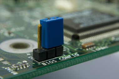 Computer motherboard circuit clipart
