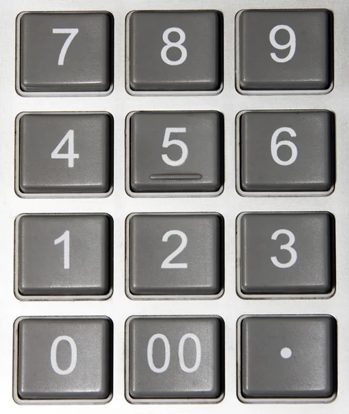 Калькулятор крупным планом — стоковое фото
