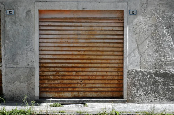 Porta del garage — Foto Stock