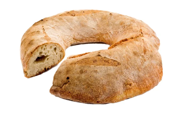 Chleb włoski pierścień w kształcie bochenka — Zdjęcie stockowe