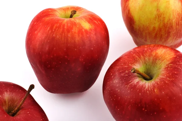 stock image Four red apples