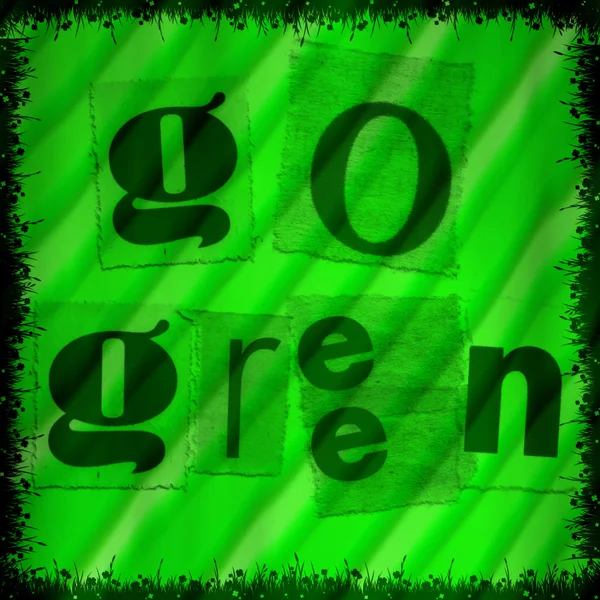 Yeşil git — Stok fotoğraf