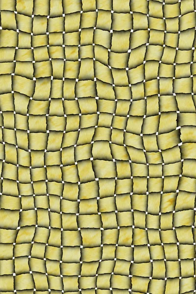 Żółty tkane słomy — Zdjęcie stockowe