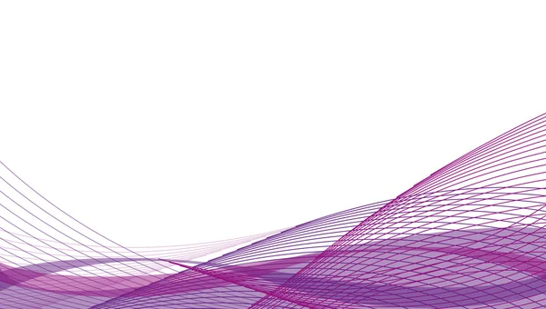 Lignes violettes sur blanc horizontal Images De Stock Libres De Droits