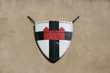 Medieval knight's shield clipart
