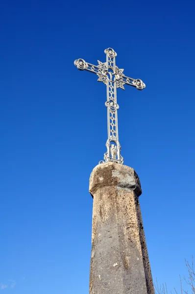 Croce in montagna — Foto Stock