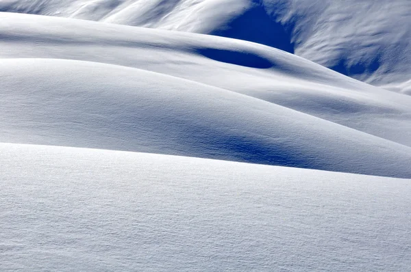 Achtergrond met sneeuw en schaduwen — Stockfoto