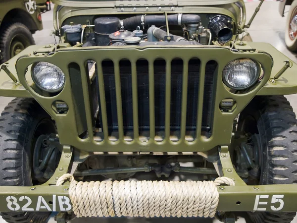 Stock image Cowl of military car