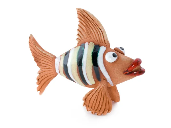 Fisch aus Keramik — Stockfoto