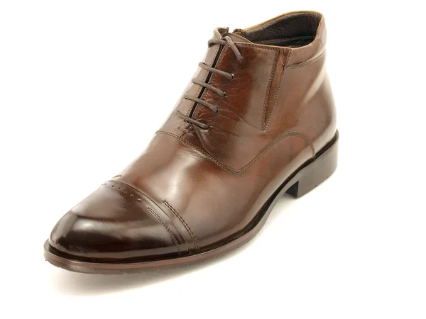 Een bruine schoen — Stockfoto