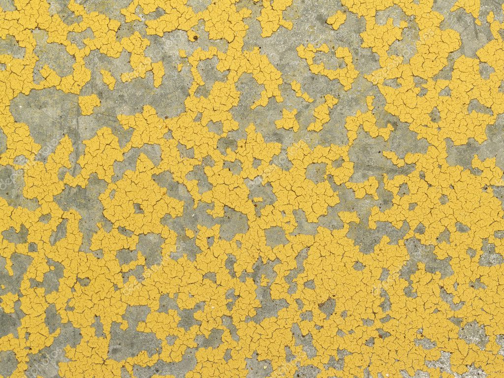 Cracked yellow paint — Stock Photo © DoubleAlex 2193762