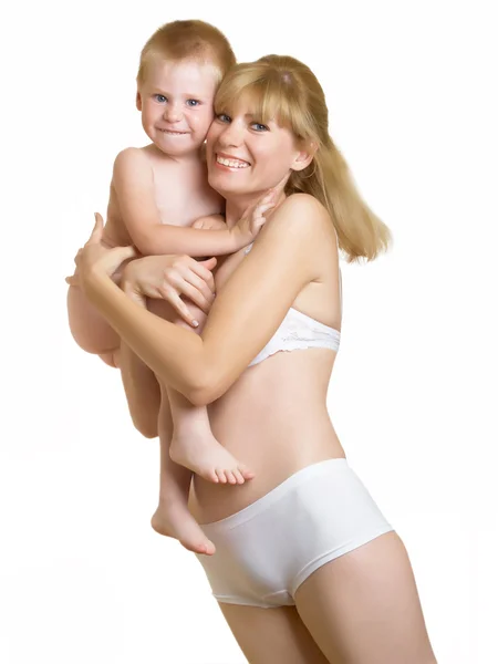 Mum with son — Stock Photo, Image
