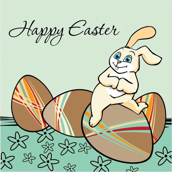 Húsvéti tojás húsvéti ünnep — Stock Vector