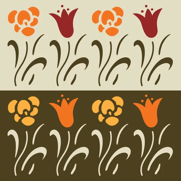 Ensemble d'éléments vectoriels floraux, lis — Image vectorielle