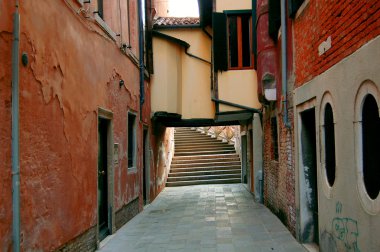 Street in Venice clipart