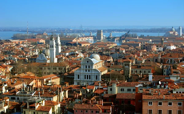 Pemandangan udara kota Venice — Stok Foto
