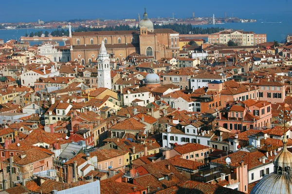 Veduta aerea della città di Venezia — Foto Stock