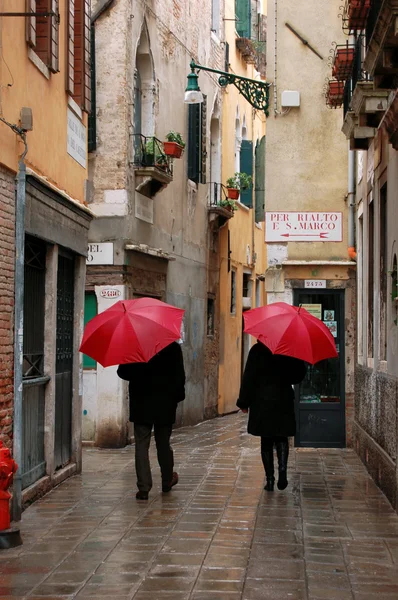 Gün Venedik'te yağmur yağıyor. — Stok fotoğraf