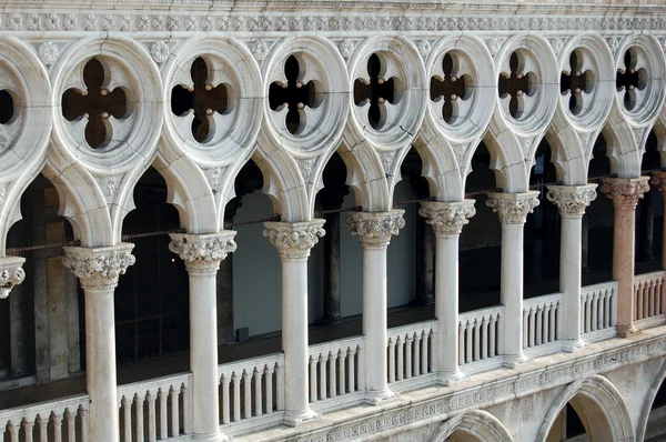 Doge 's Palace detalhe, Veneza — Fotografia de Stock