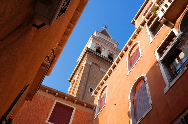 威尼斯人的教堂塔楼 — 图库照片