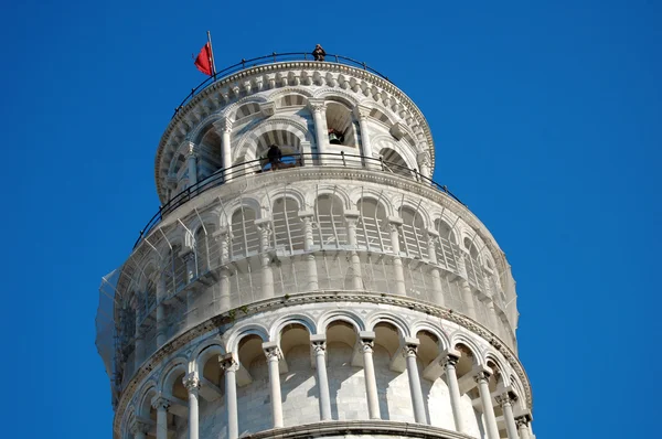 Pisa leaning tower detail, Italy — Stock Photo, Image