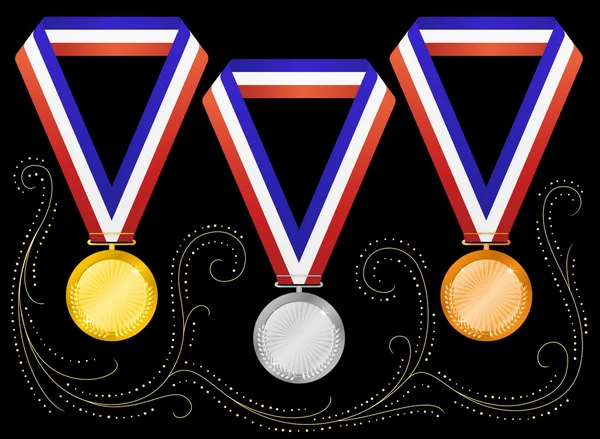 Medallas-6 — Archivo Imágenes Vectoriales