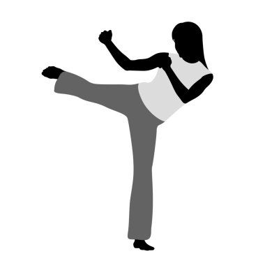 Martial art clipart