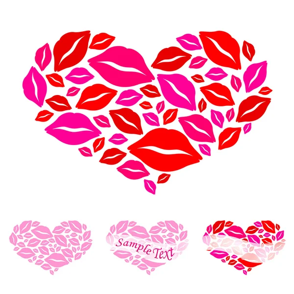Coeurs pour la Saint-Valentin — Image vectorielle
