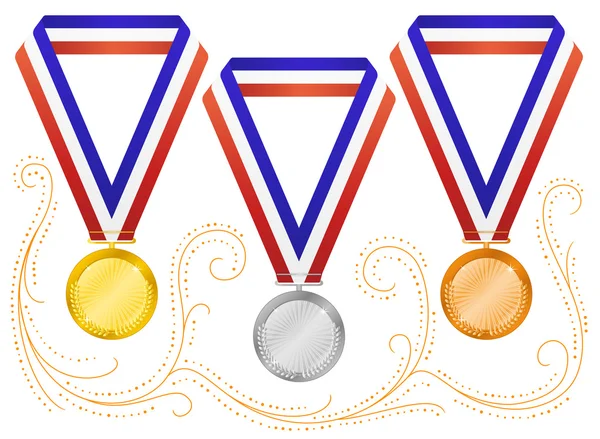 Медалі — стоковий вектор