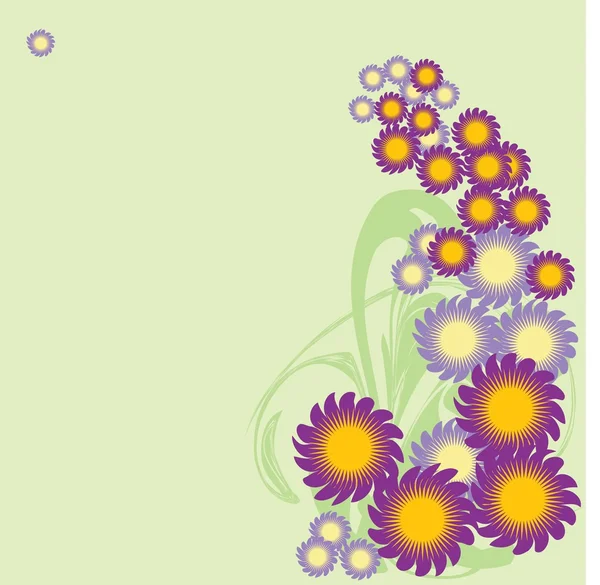 花的背景 — 图库矢量图片