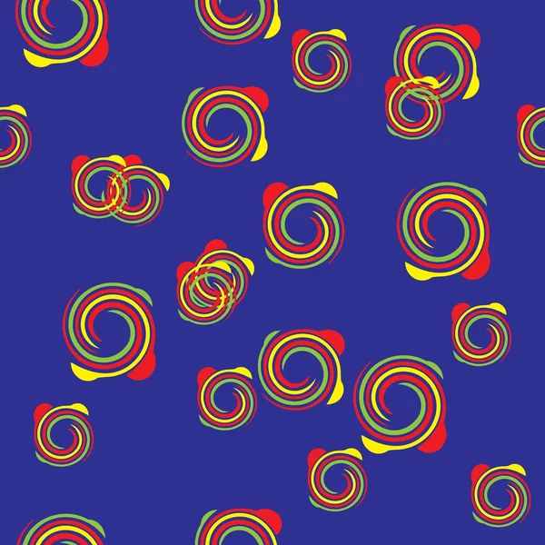Безшовний абстрактний синій візерунок — стоковий вектор