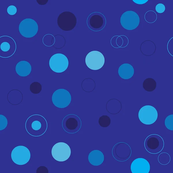 Patrón azul abstracto sin costuras — Vector de stock