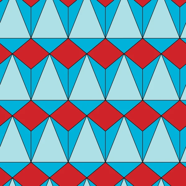 Naadloze abstract blue patroon — Stockvector