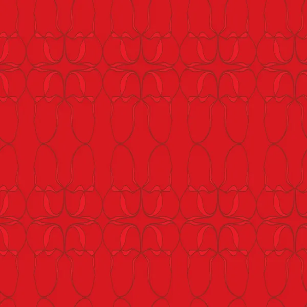 원활한 추상 붉은 패턴 — 스톡 벡터