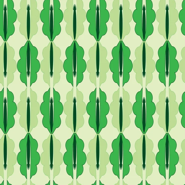 Padrão verde abstrato sem costura — Vetor de Stock